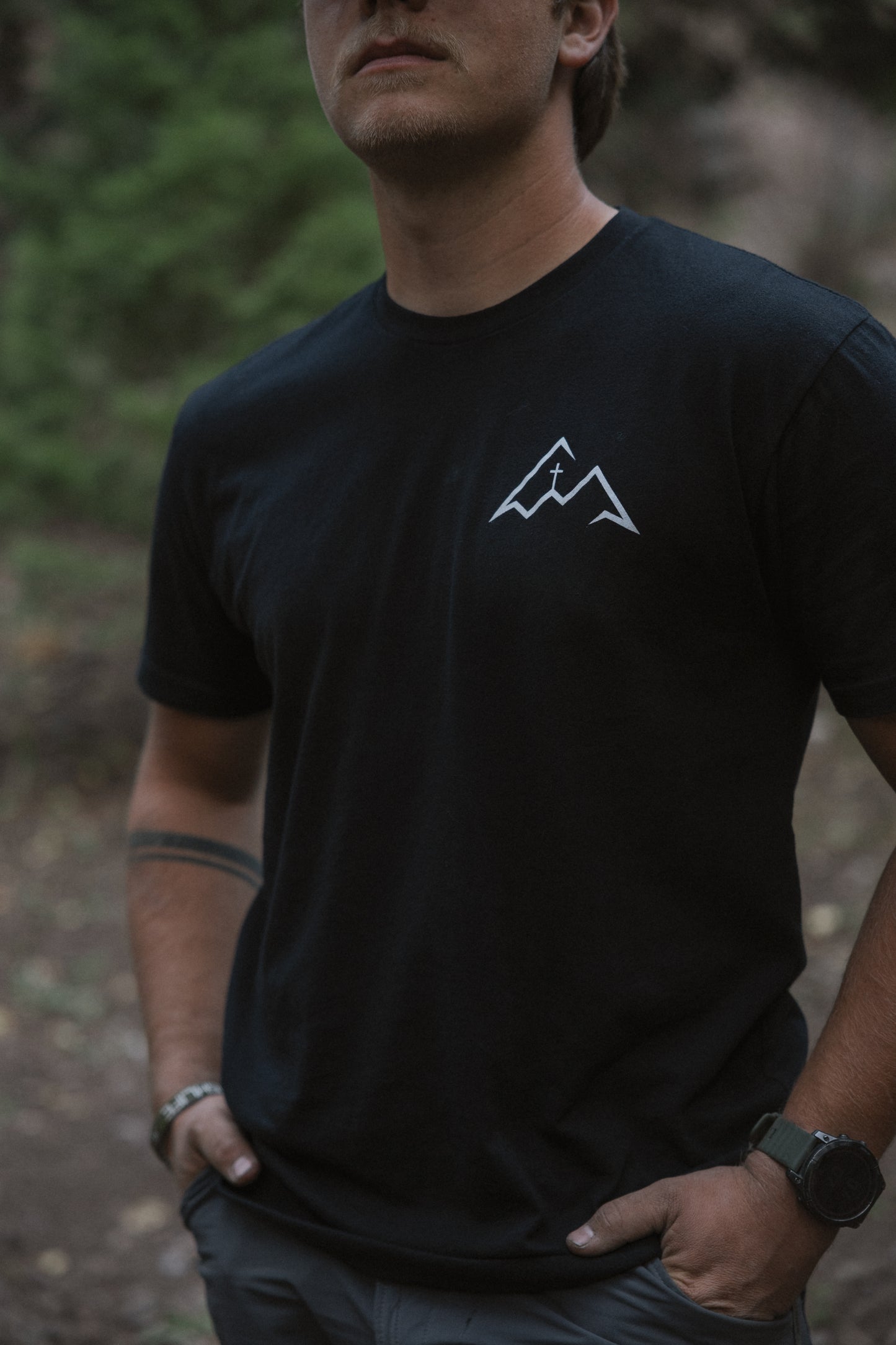 "A Helping Hand" Black T-Shirt