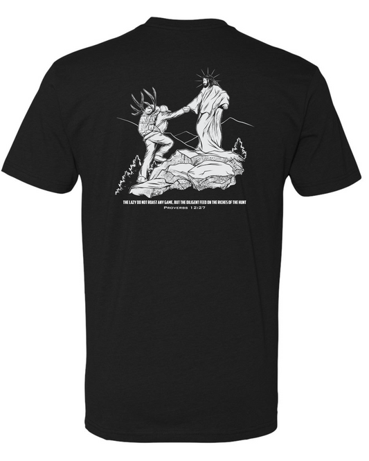"A Helping Hand" Black T-Shirt