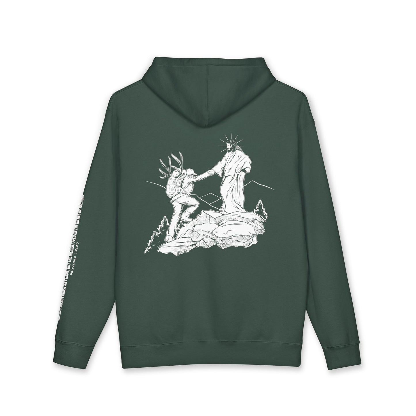 "A Helping Hand" navy hoodie