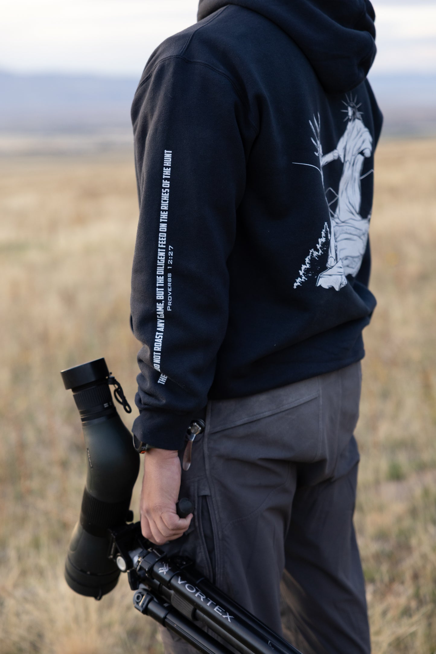 "A Helping Hand" navy hoodie