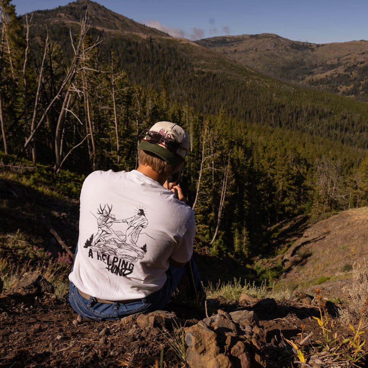 "HELPING HAND COTTON TEE"